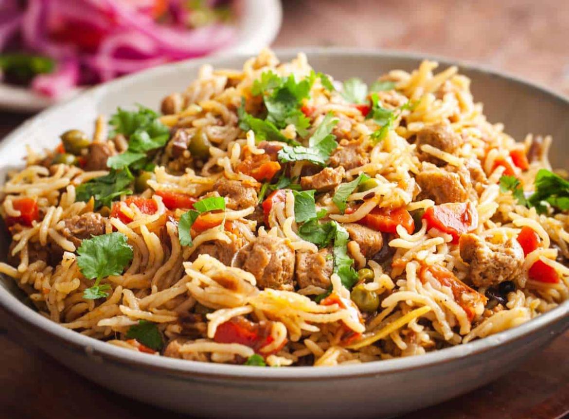 Hyderabad Chicken Biryani +chicken 65 Combo